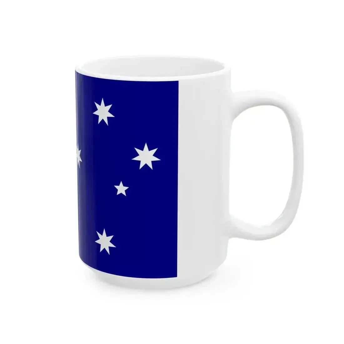 Flag of Australia 3-2 (Australia) White Coffee Mug - Go Mug Yourself