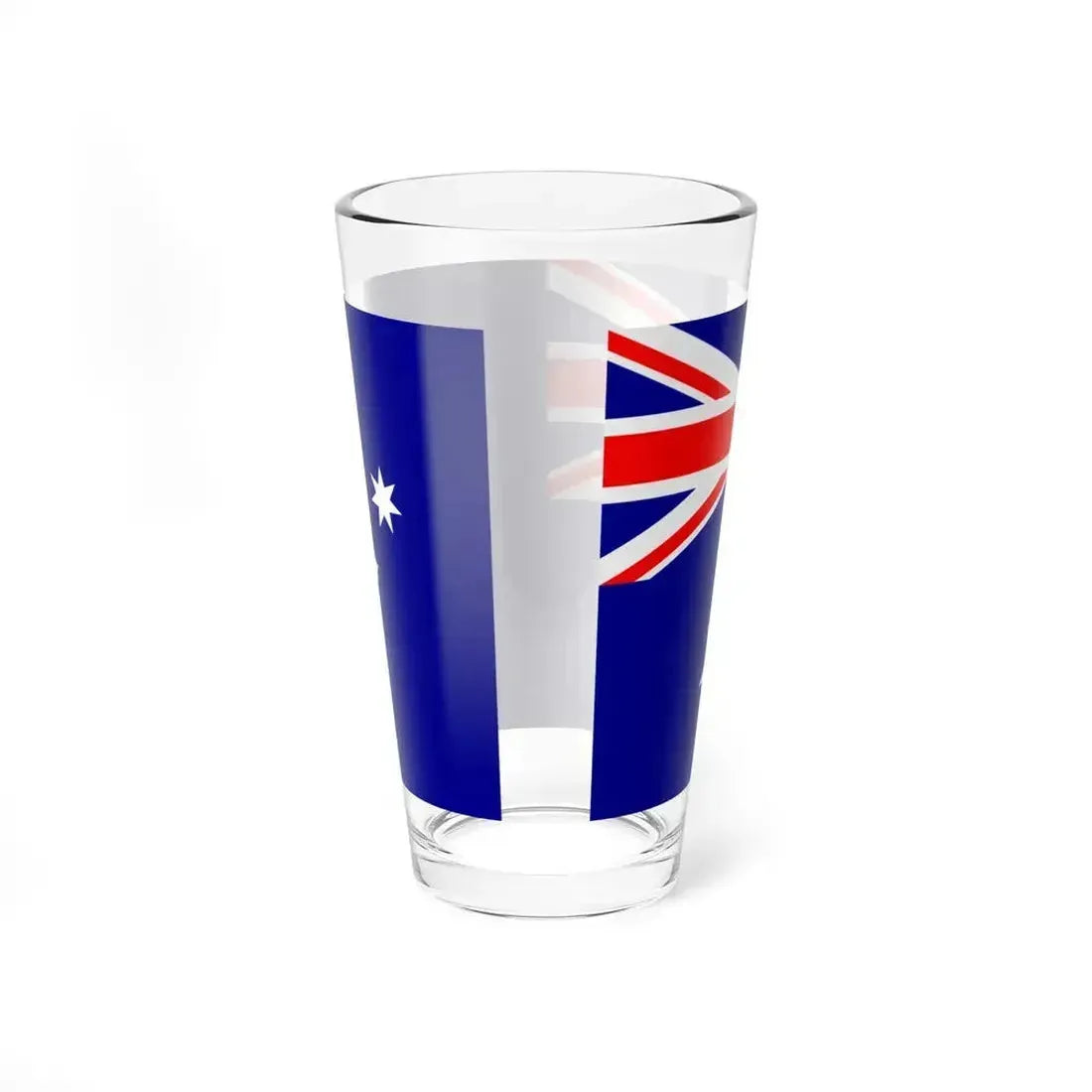 Flag of Australia as Paths RGB (Australia) Pint Glass 16oz - Go Mug Yourself