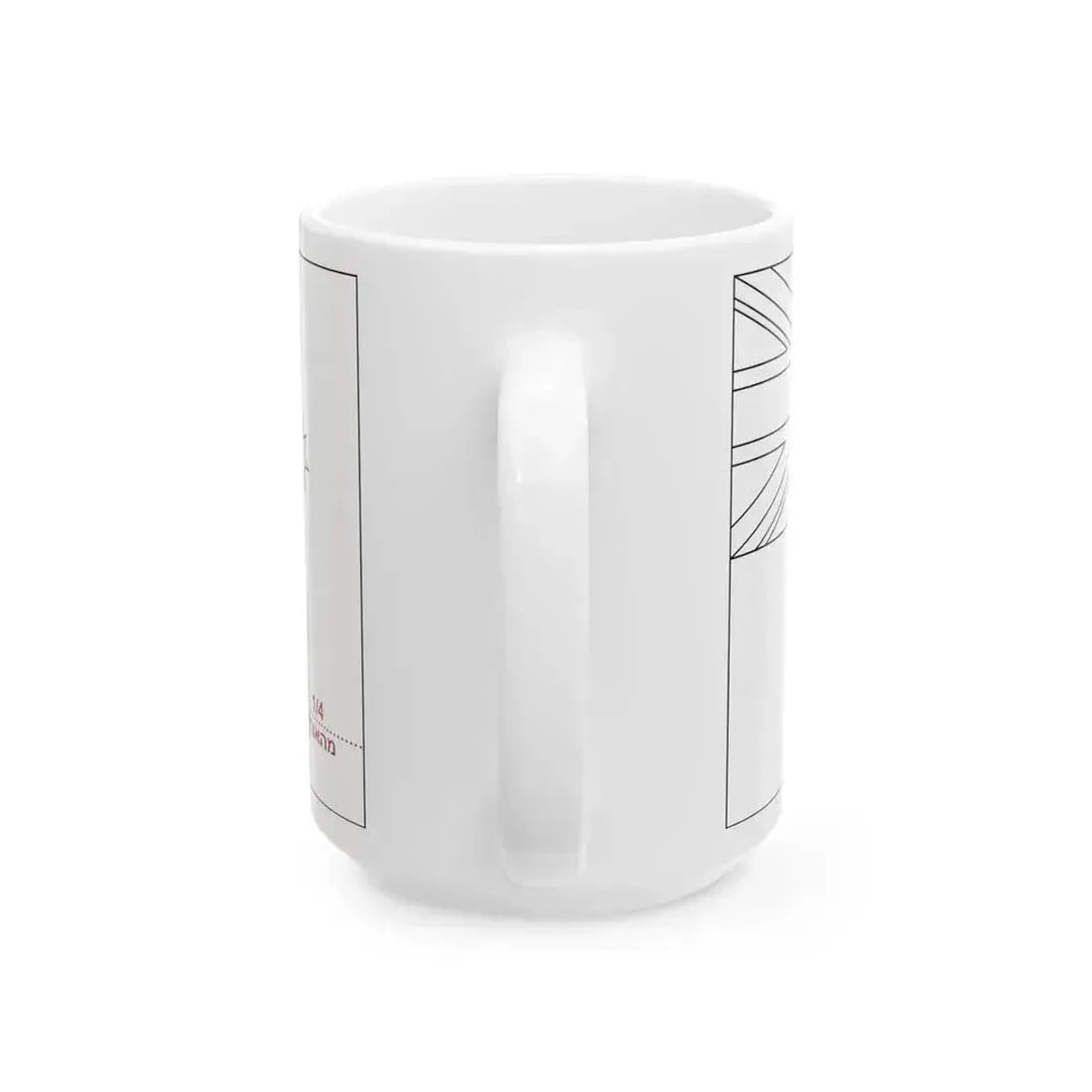 Flag of Australia template-Alpha-he (Australia) White Coffee Mug - Go Mug Yourself