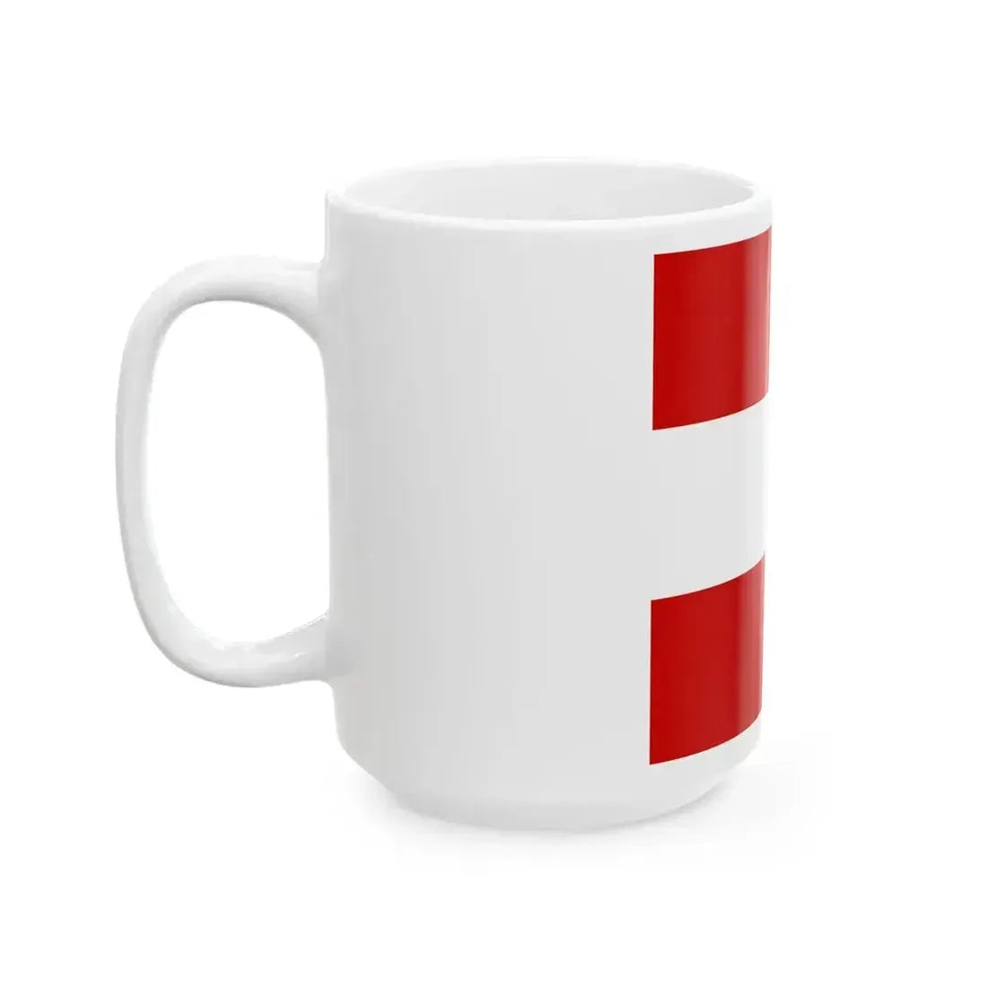 Flag of Austria 1-1 (Austria) White Coffee Mug - Go Mug Yourself