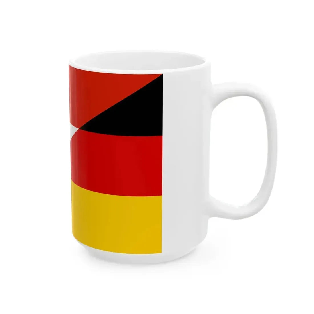 Flag of Austria and Germany (Austria) White Coffee Mug - Go Mug Yourself