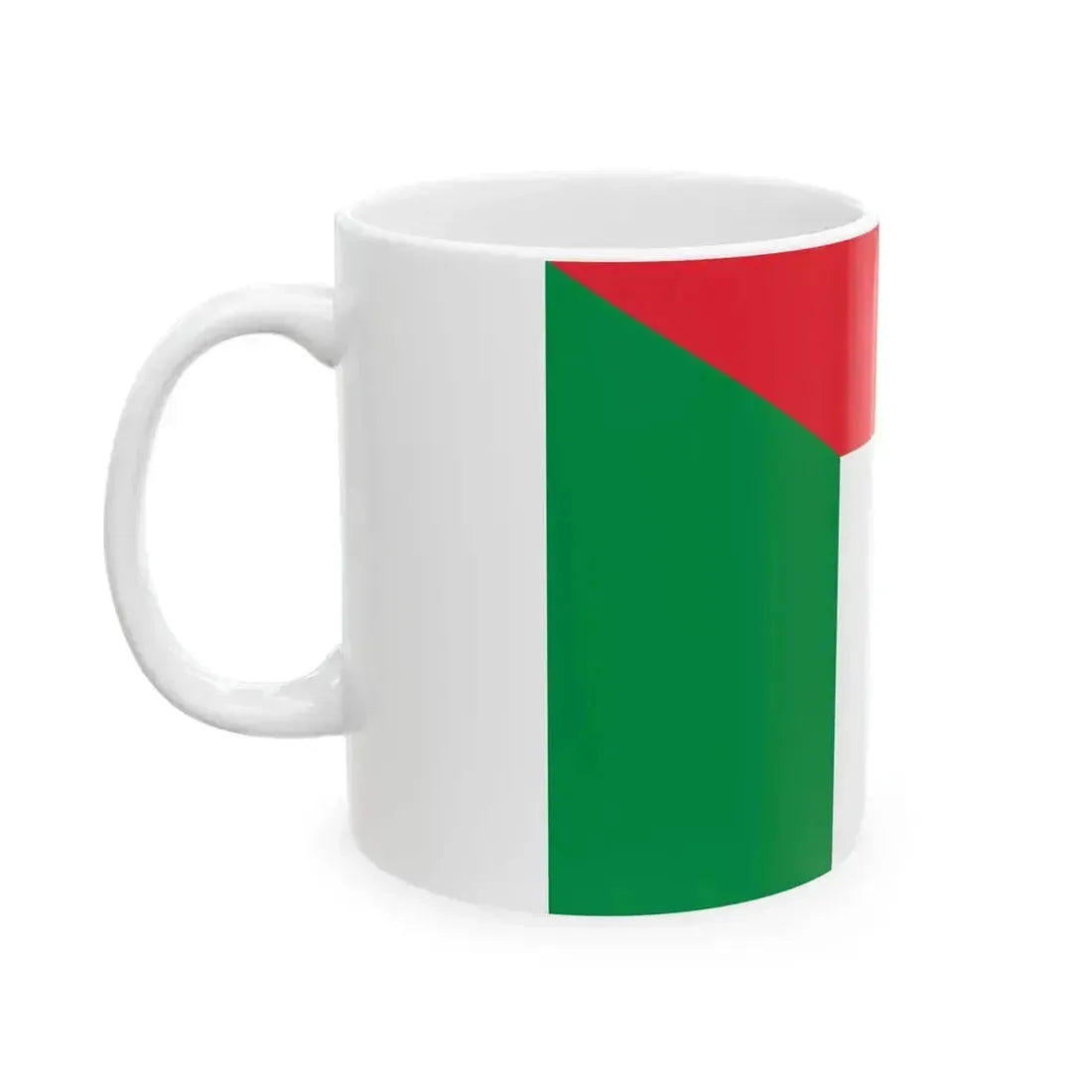 Flag of Austria and Italy (Austria) White Coffee Mug - Go Mug Yourself