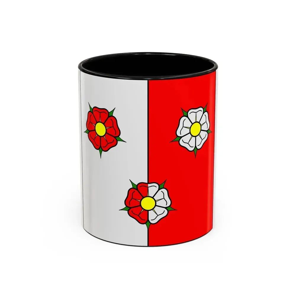 Flag of Autafond Switzerland - Accent Coffee Mug 11oz Black - Go Mug Yourself
