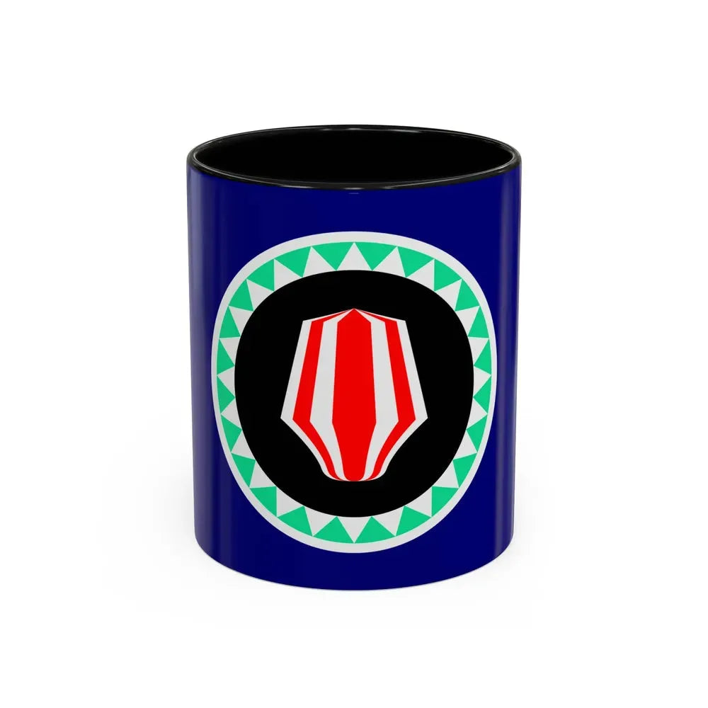 Flag of Autonomous Region of Bougainville Papa New Guinea - Accent Coffee Mug 11oz Black - Go Mug Yourself