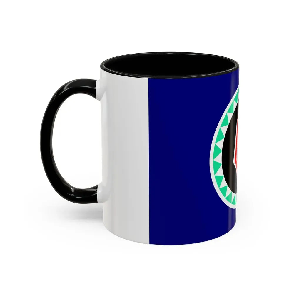 Flag of Autonomous Region of Bougainville Papa New Guinea - Accent Coffee Mug - Go Mug Yourself
