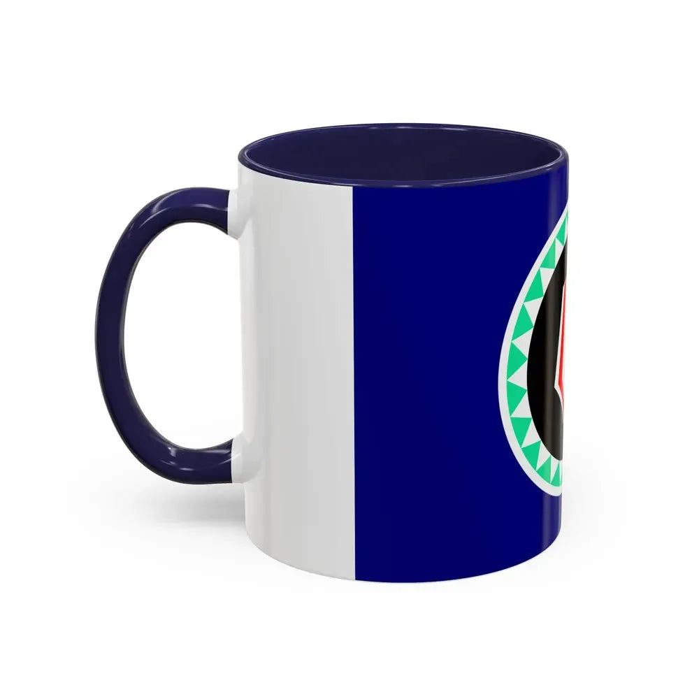 Flag of Autonomous Region of Bougainville Papa New Guinea - Accent Coffee Mug - Go Mug Yourself