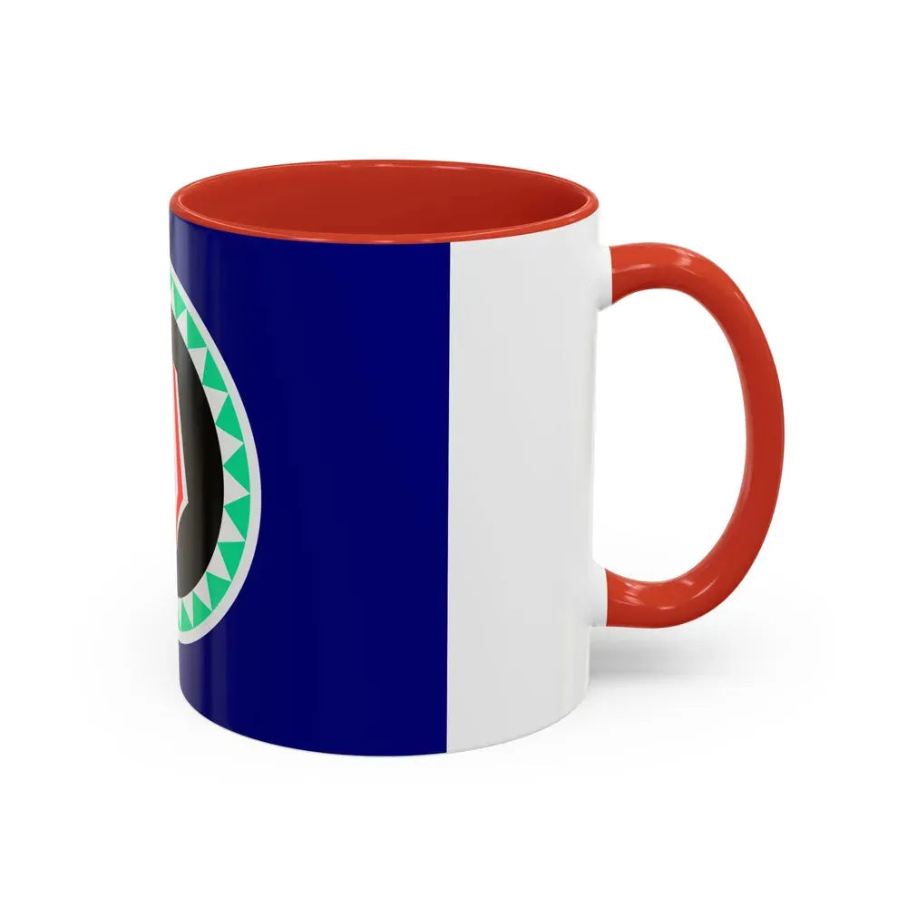 Flag of Autonomous Region of Bougainville Papa New Guinea - Accent Coffee Mug - Go Mug Yourself