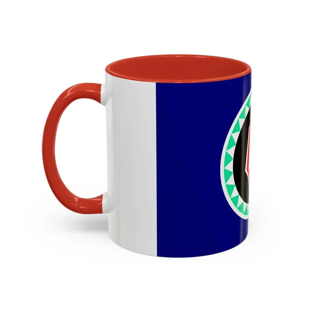 Flag of Autonomous Region of Bougainville Papa New Guinea - Accent Coffee Mug - Go Mug Yourself