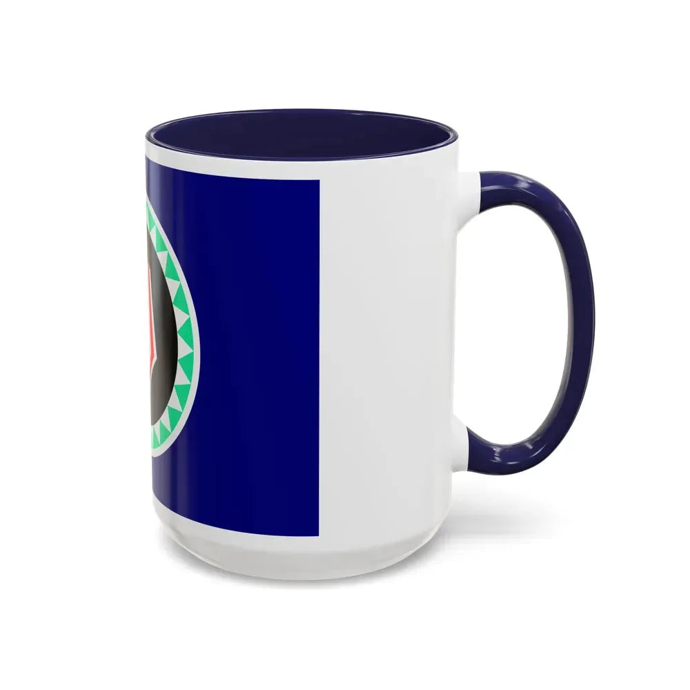 Flag of Autonomous Region of Bougainville Papa New Guinea - Accent Coffee Mug - Go Mug Yourself