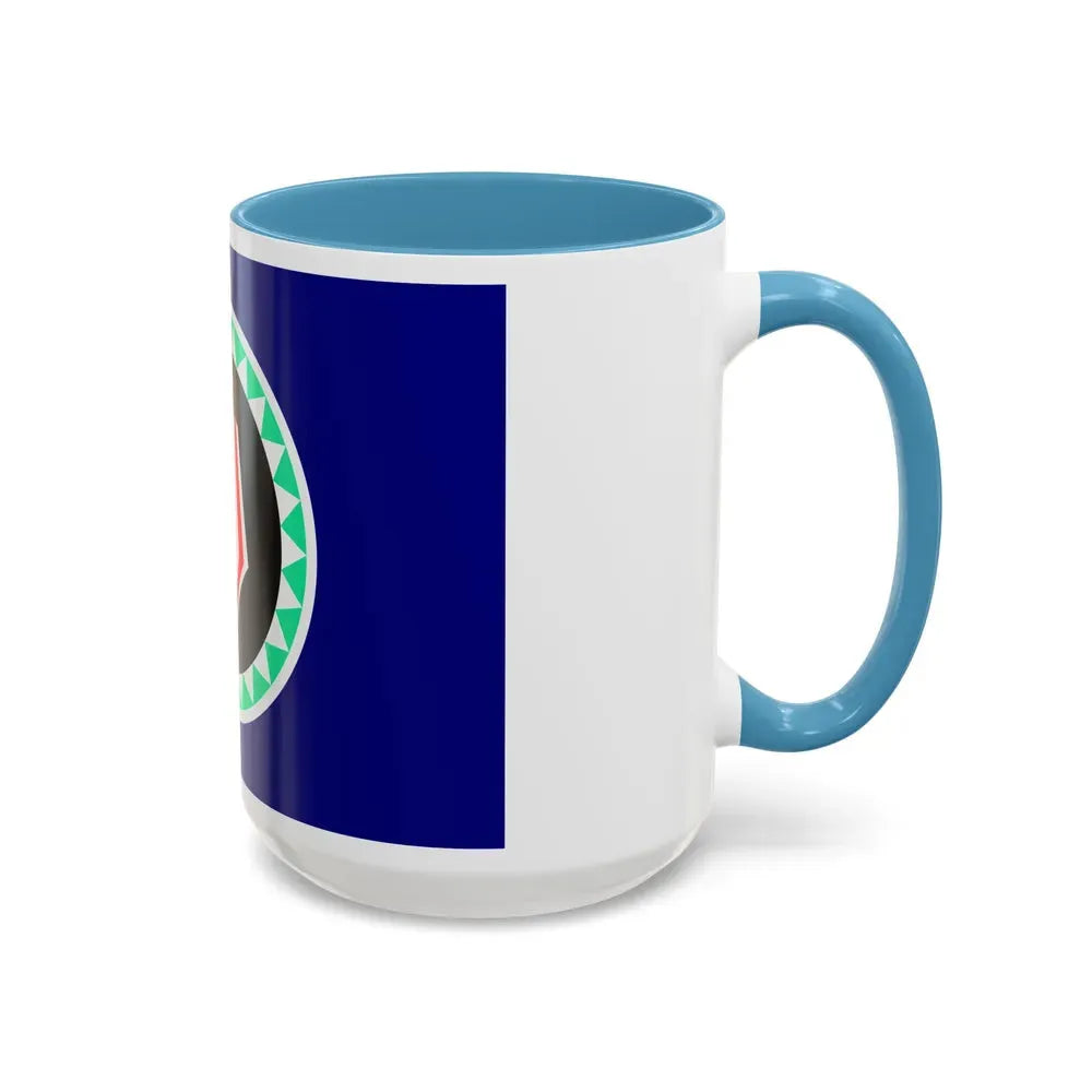 Flag of Autonomous Region of Bougainville Papa New Guinea - Accent Coffee Mug - Go Mug Yourself