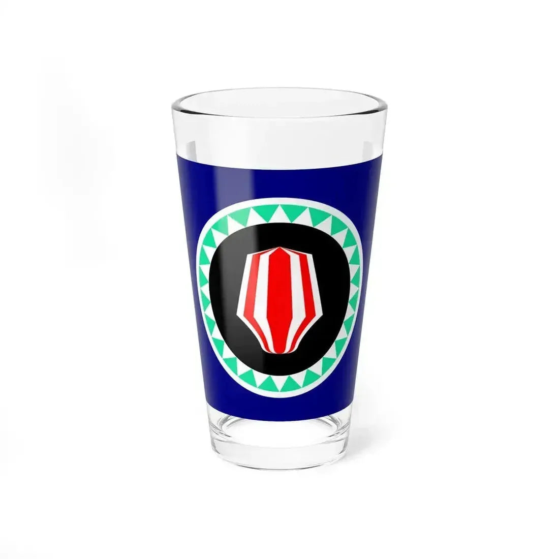 Flag of Autonomous Region of Bougainville Papa New Guinea - Pint Glass 16oz 16oz - Go Mug Yourself