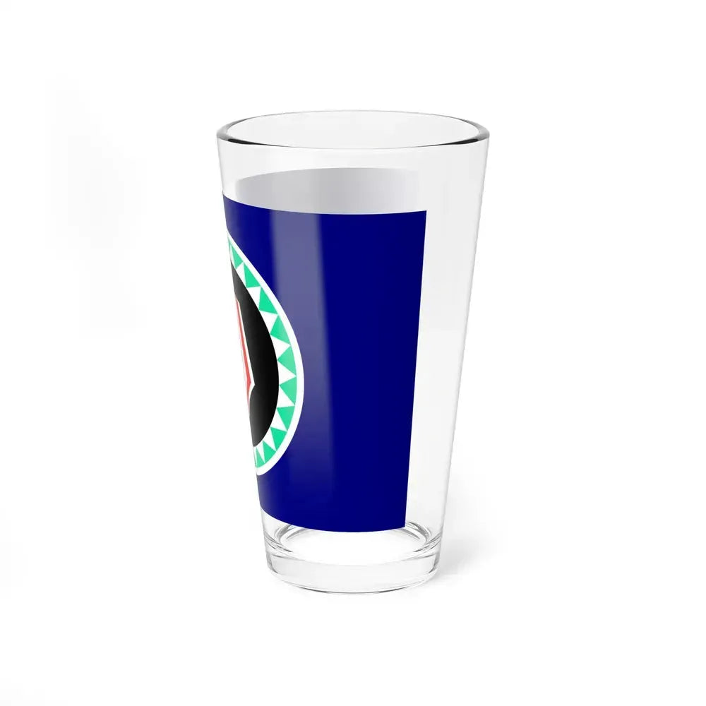 Flag of Autonomous Region of Bougainville Papa New Guinea - Pint Glass 16oz - Go Mug Yourself