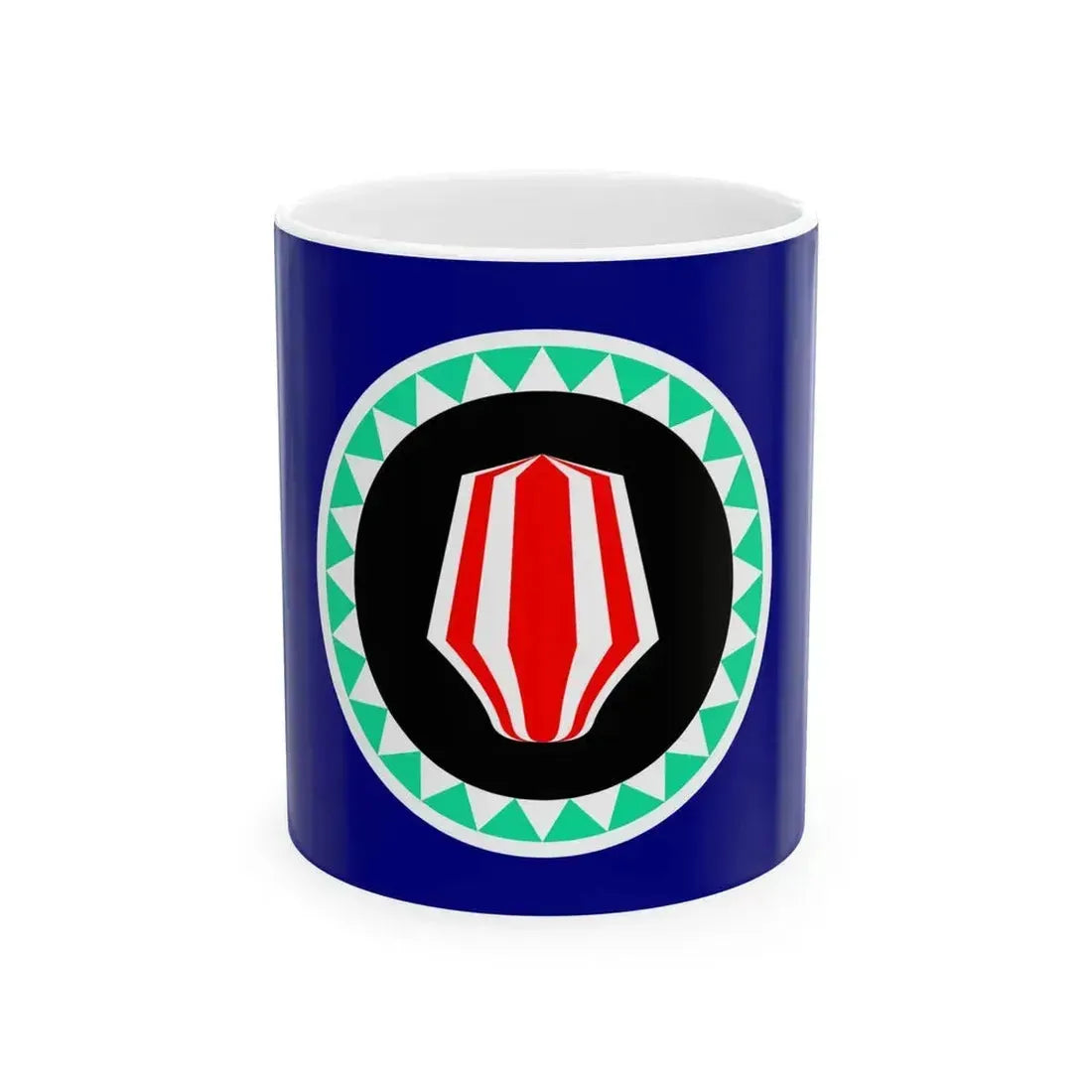 Flag of Autonomous Region of Bougainville Papa New Guinea - White Coffee Mug 11oz - Go Mug Yourself