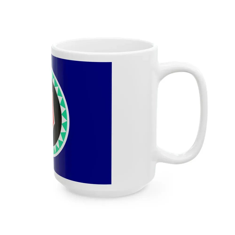 Flag of Autonomous Region of Bougainville Papa New Guinea - White Coffee Mug - Go Mug Yourself