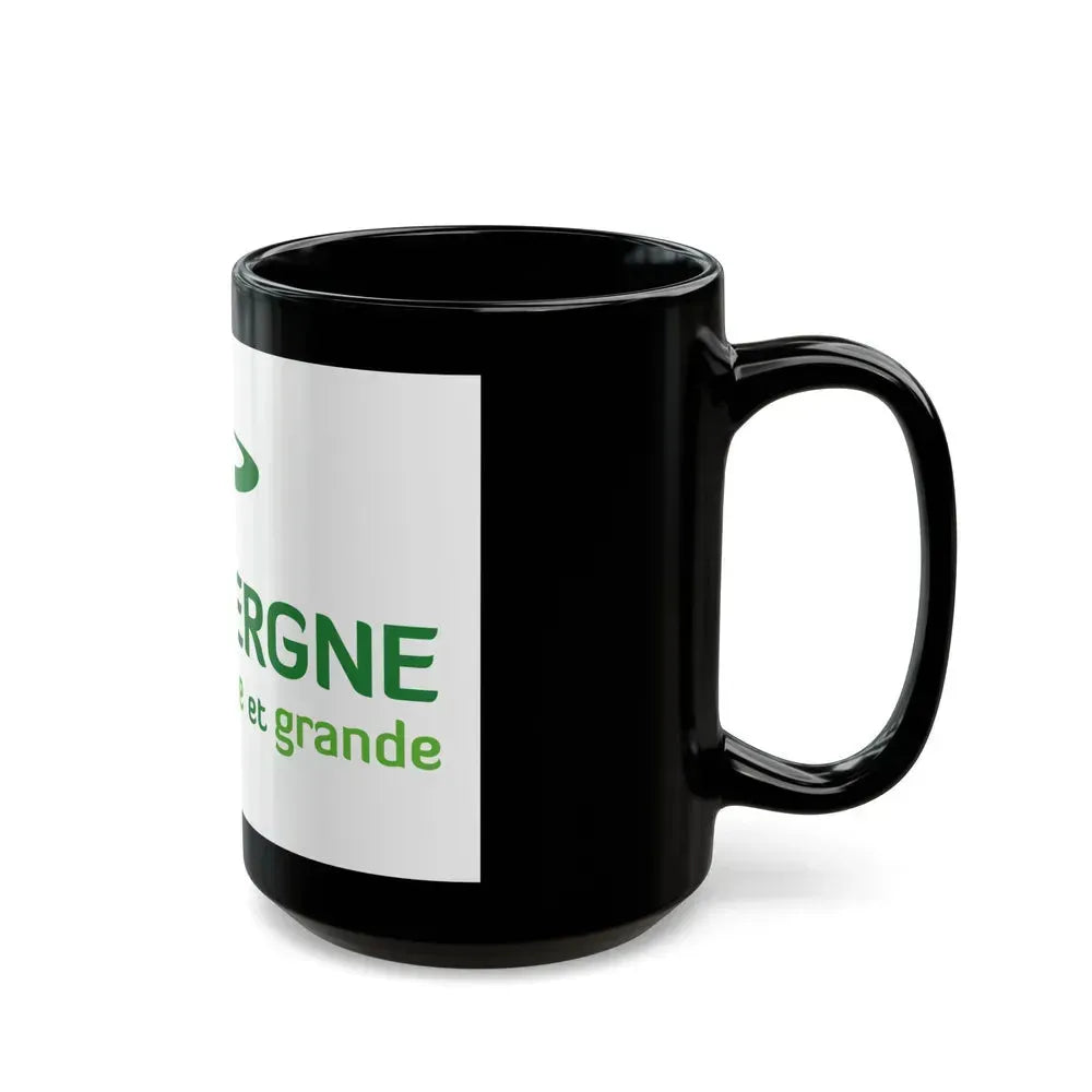 Flag of Auvergne France 2 - Black Coffee Mug - Go Mug Yourself