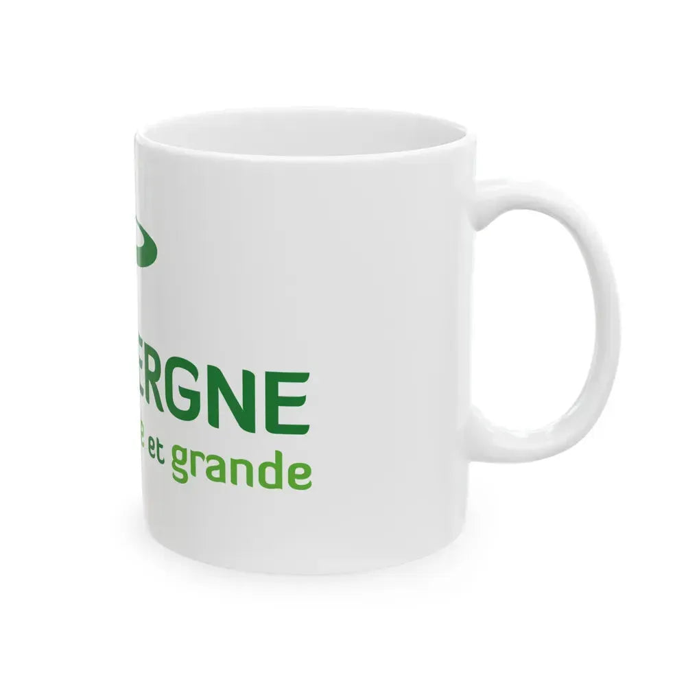 Flag of Auvergne France 2 - White Coffee Mug - Go Mug Yourself