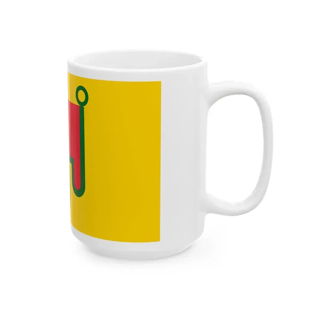 Flag of Auvergne France - White Coffee Mug - Go Mug Yourself