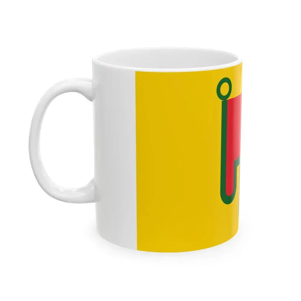Flag of Auvergne France - White Coffee Mug - Go Mug Yourself