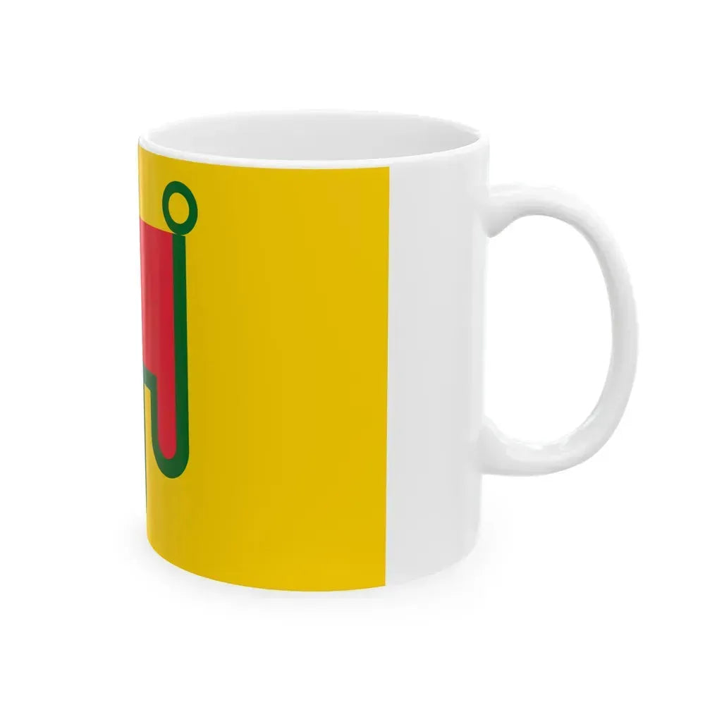 Flag of Auvergne France - White Coffee Mug - Go Mug Yourself