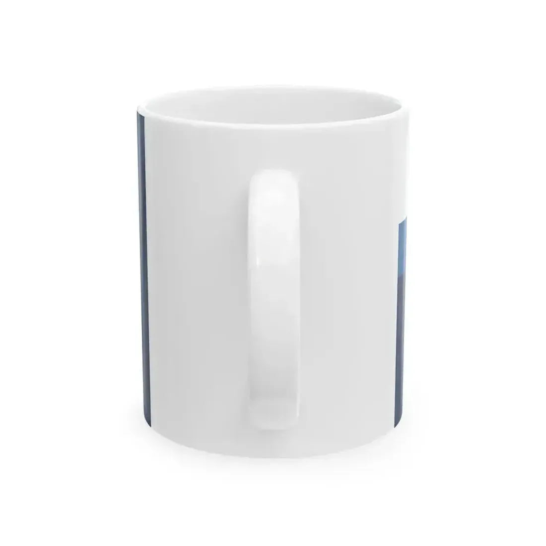 Flag of auxiliary ships of the Naval Force of Romania 1954-1965 (Oman) White Coffee Mug - Go Mug Yourself