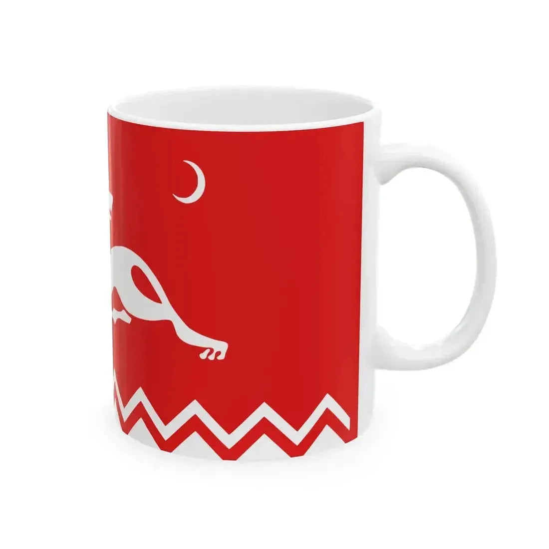 Flag of Avars (Russia) White Coffee Mug - Go Mug Yourself