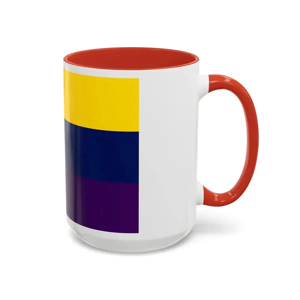 Flag of Avellino Italy - Accent Coffee Mug - Go Mug Yourself