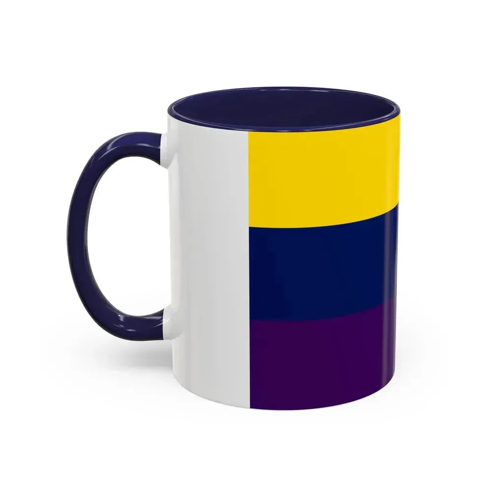 Flag of Avellino Italy - Accent Coffee Mug - Go Mug Yourself