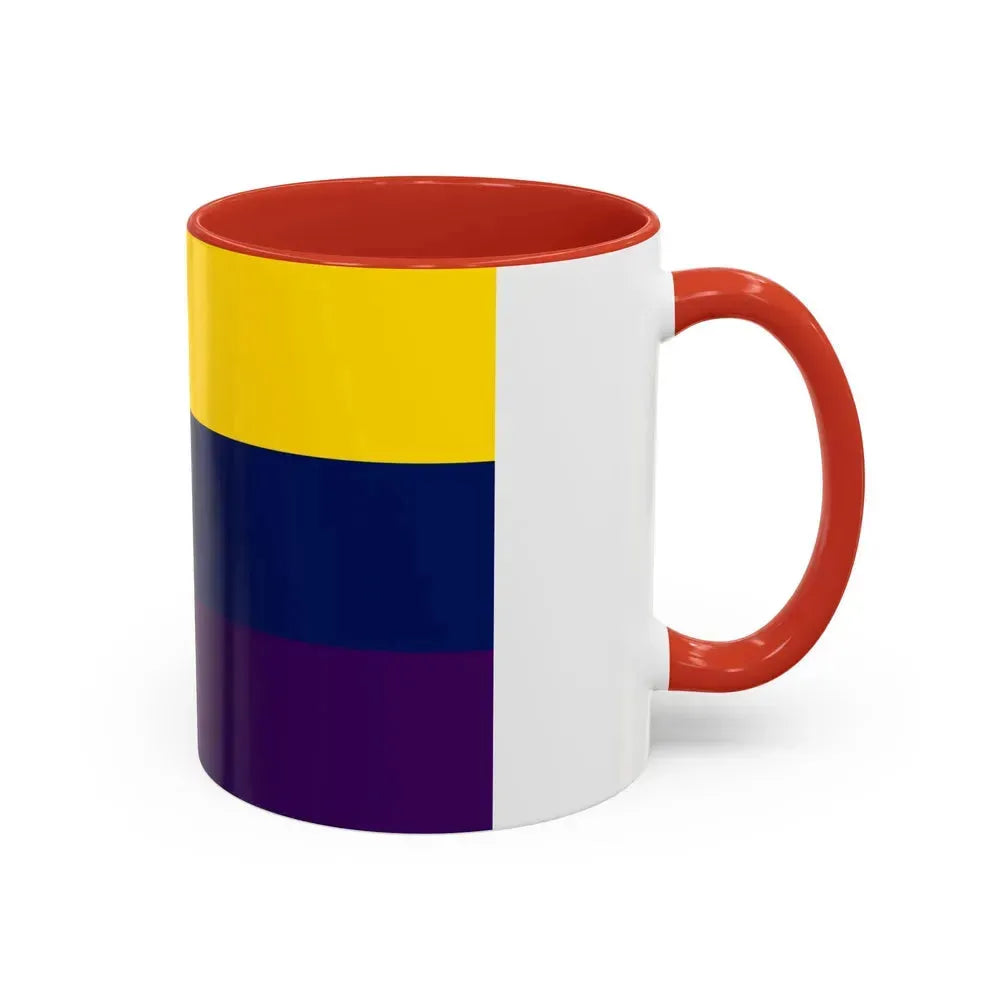 Flag of Avellino Italy - Accent Coffee Mug - Go Mug Yourself