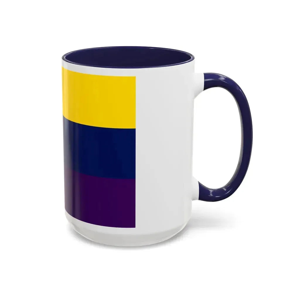 Flag of Avellino Italy - Accent Coffee Mug - Go Mug Yourself