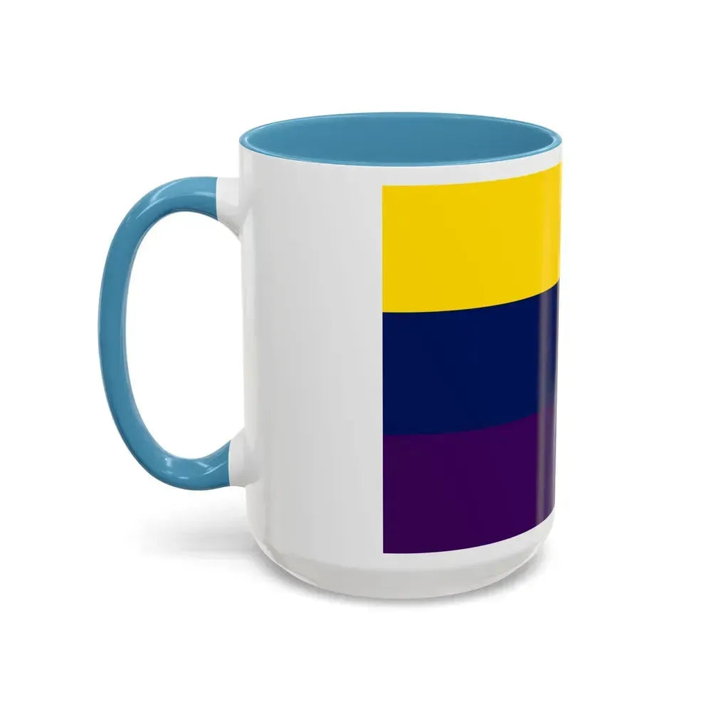 Flag of Avellino Italy - Accent Coffee Mug - Go Mug Yourself