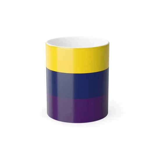 Flag of Avellino Italy - Color Changing Coffee Mug 11oz - Go Mug Yourself