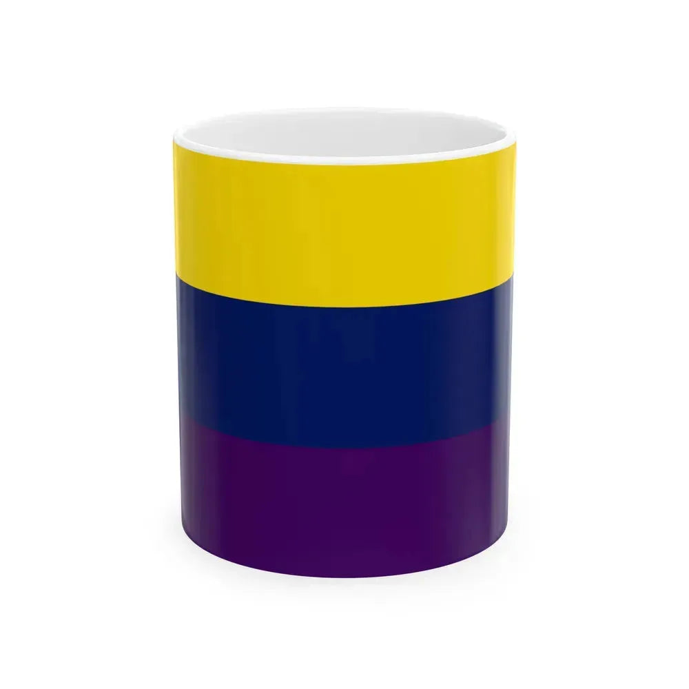 Flag of Avellino Italy - White Coffee Mug 11oz - Go Mug Yourself
