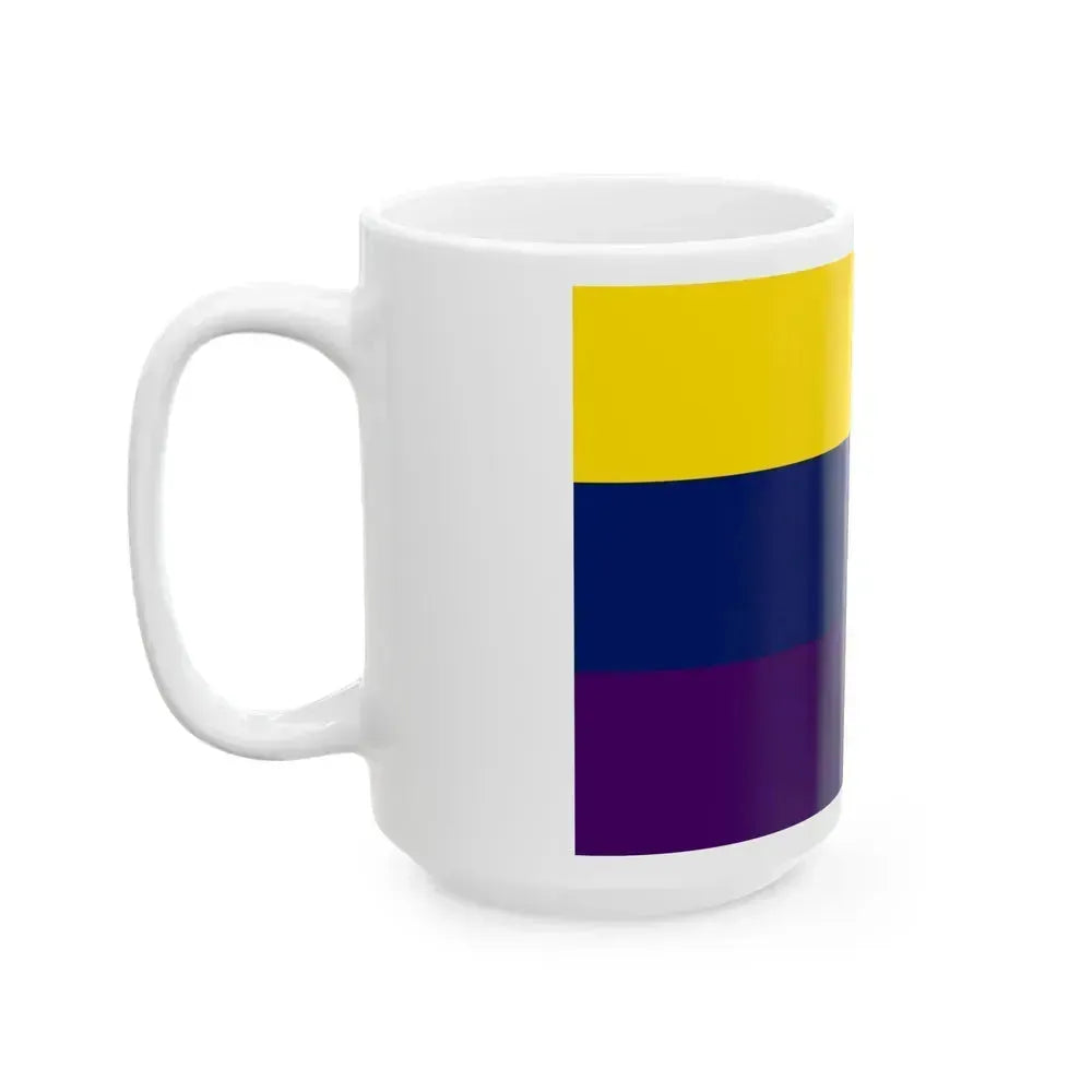 Flag of Avellino Italy - White Coffee Mug - Go Mug Yourself