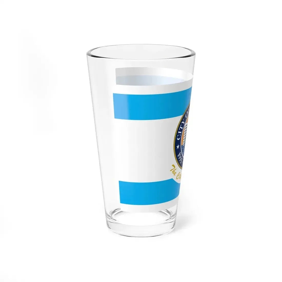 Flag of Aventura Florida (United States) Pint Glass 16oz - Go Mug Yourself