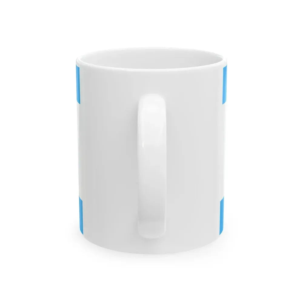 Flag of Aventura Florida (United States) White Coffee Mug - Go Mug Yourself