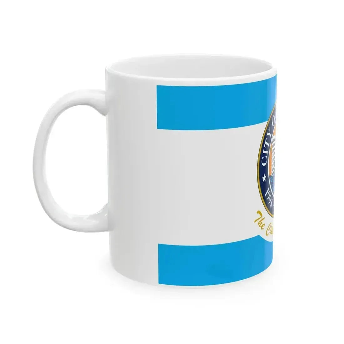 Flag of Aventura Florida (United States) White Coffee Mug - Go Mug Yourself