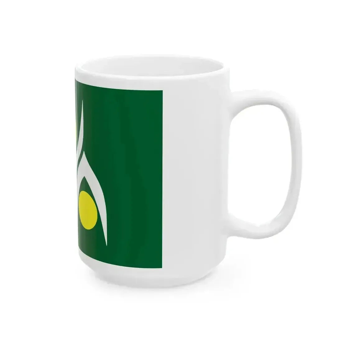 Flag of Aya Miyazaki (Japan) White Coffee Mug - Go Mug Yourself