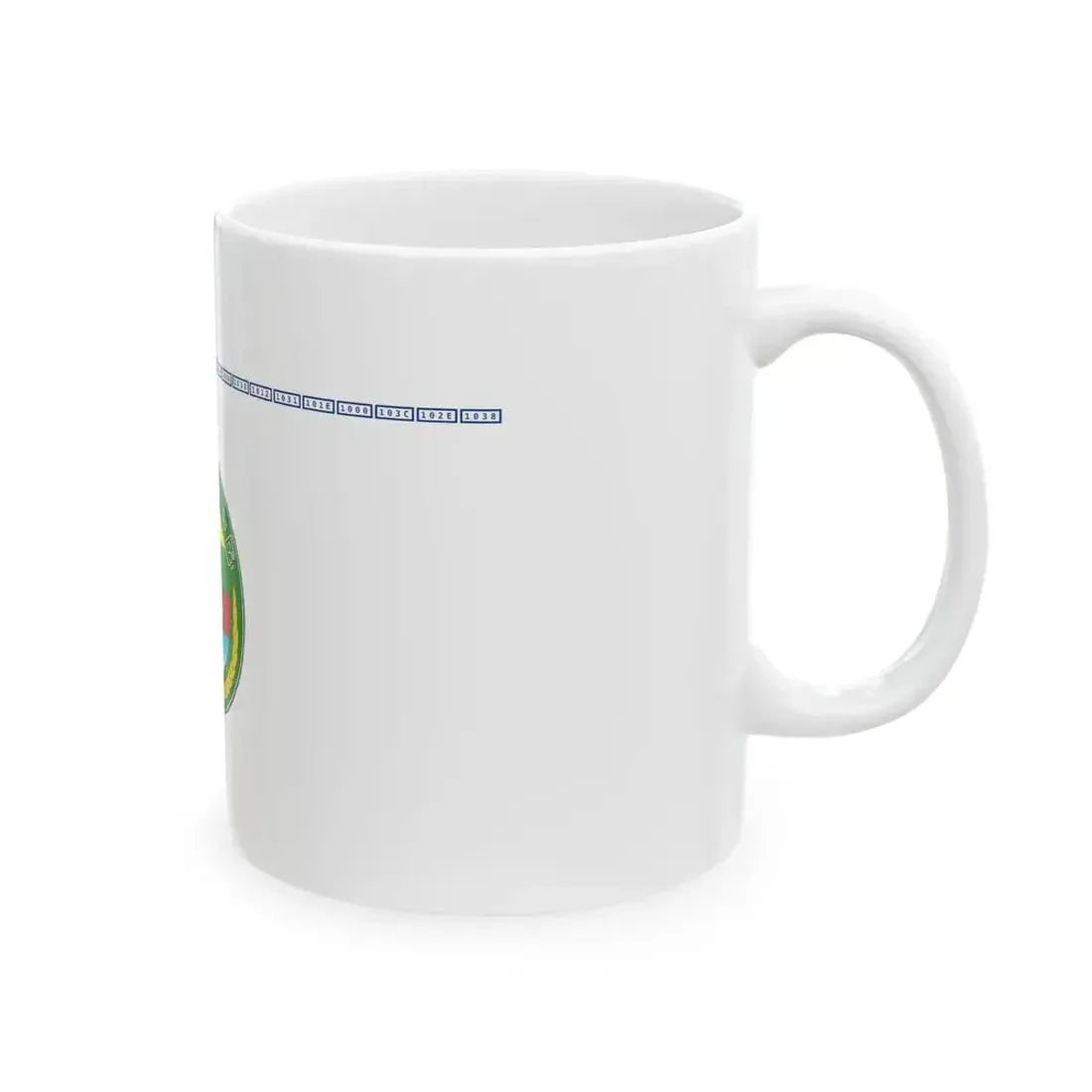 Flag of Ayeyarwady Region 2010-2021 (Myanmar) White Coffee Mug - Go Mug Yourself