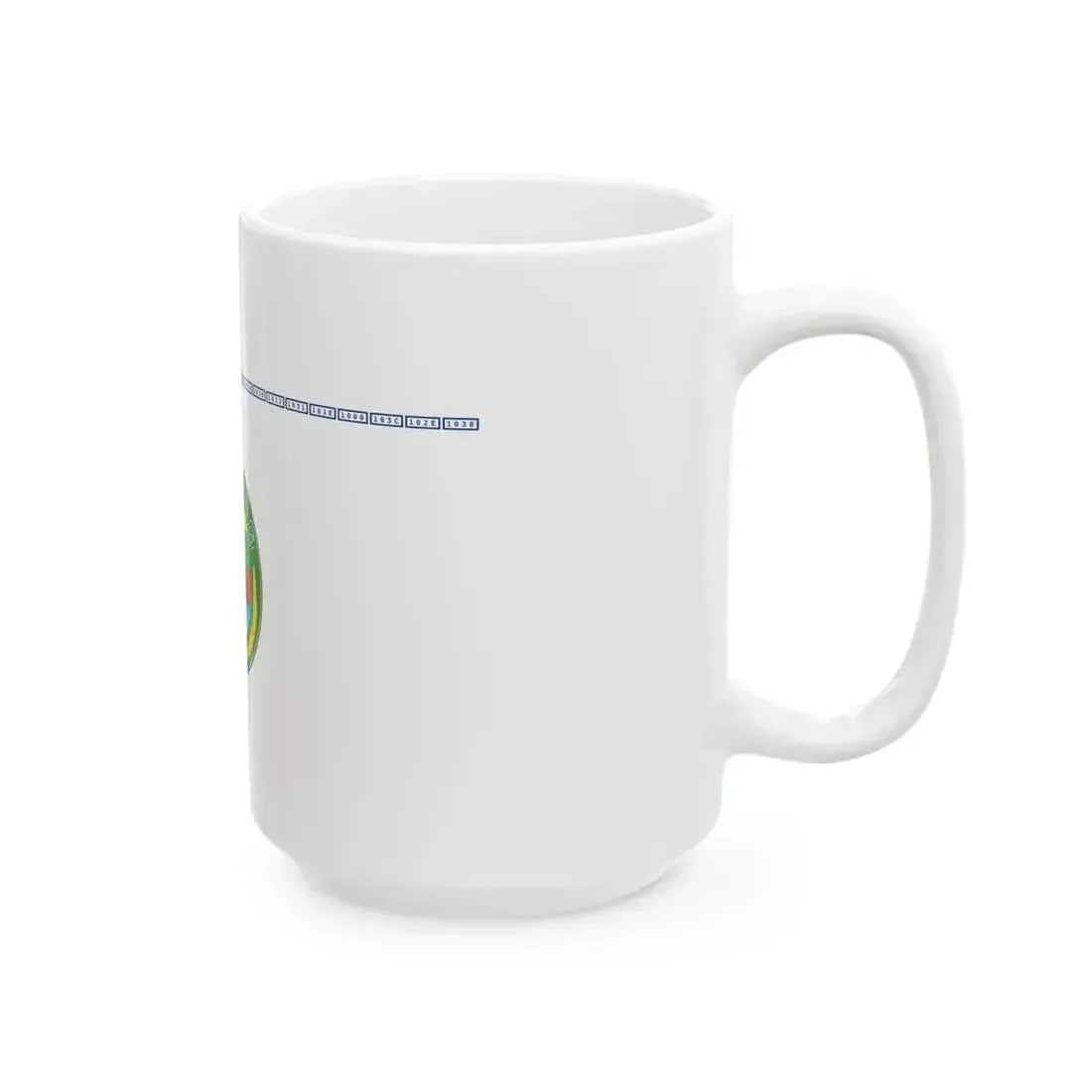 Flag of Ayeyarwady Region 2010-2021 (Myanmar) White Coffee Mug - Go Mug Yourself