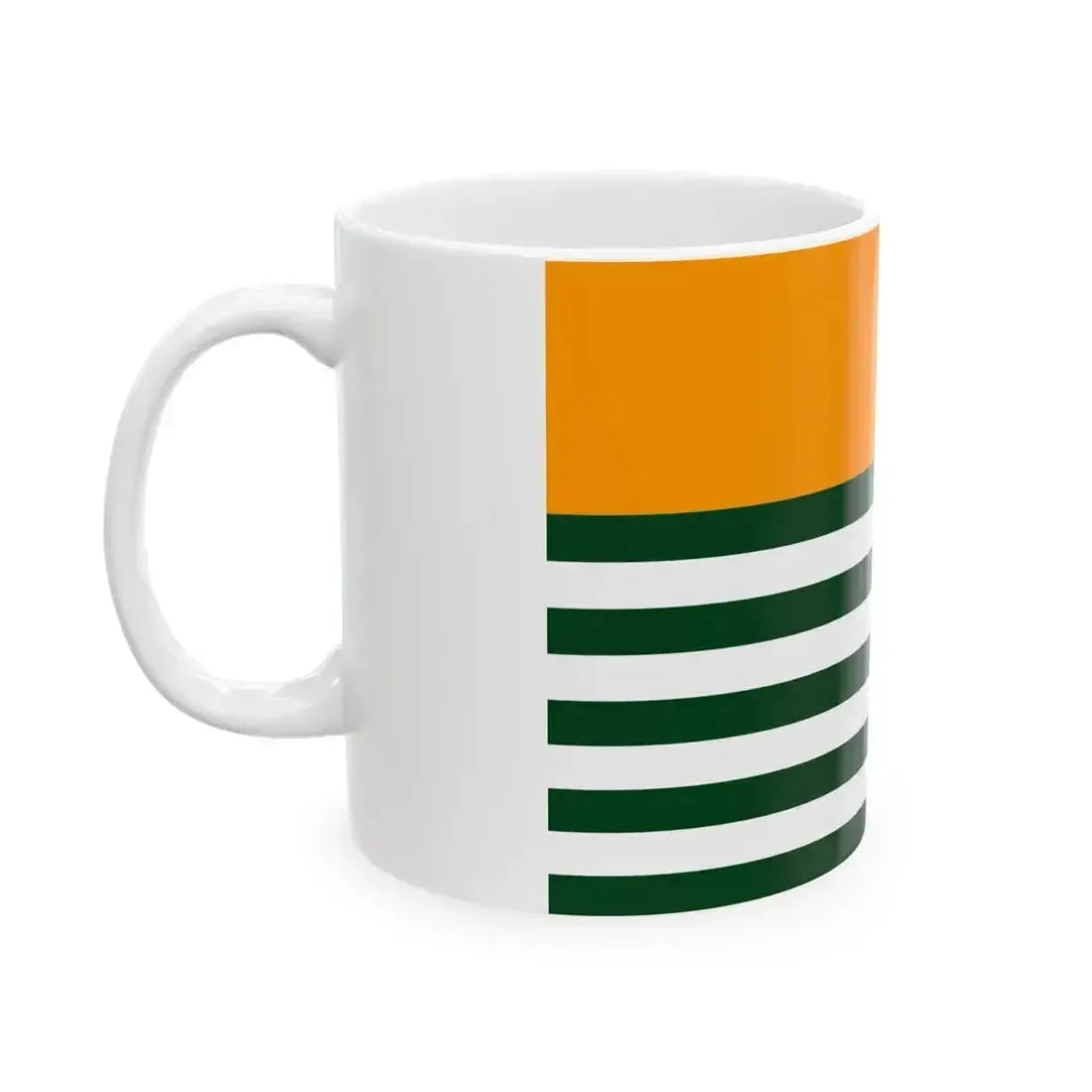 Flag of Azad Kashmir (Pakistan) White Coffee Mug - Go Mug Yourself