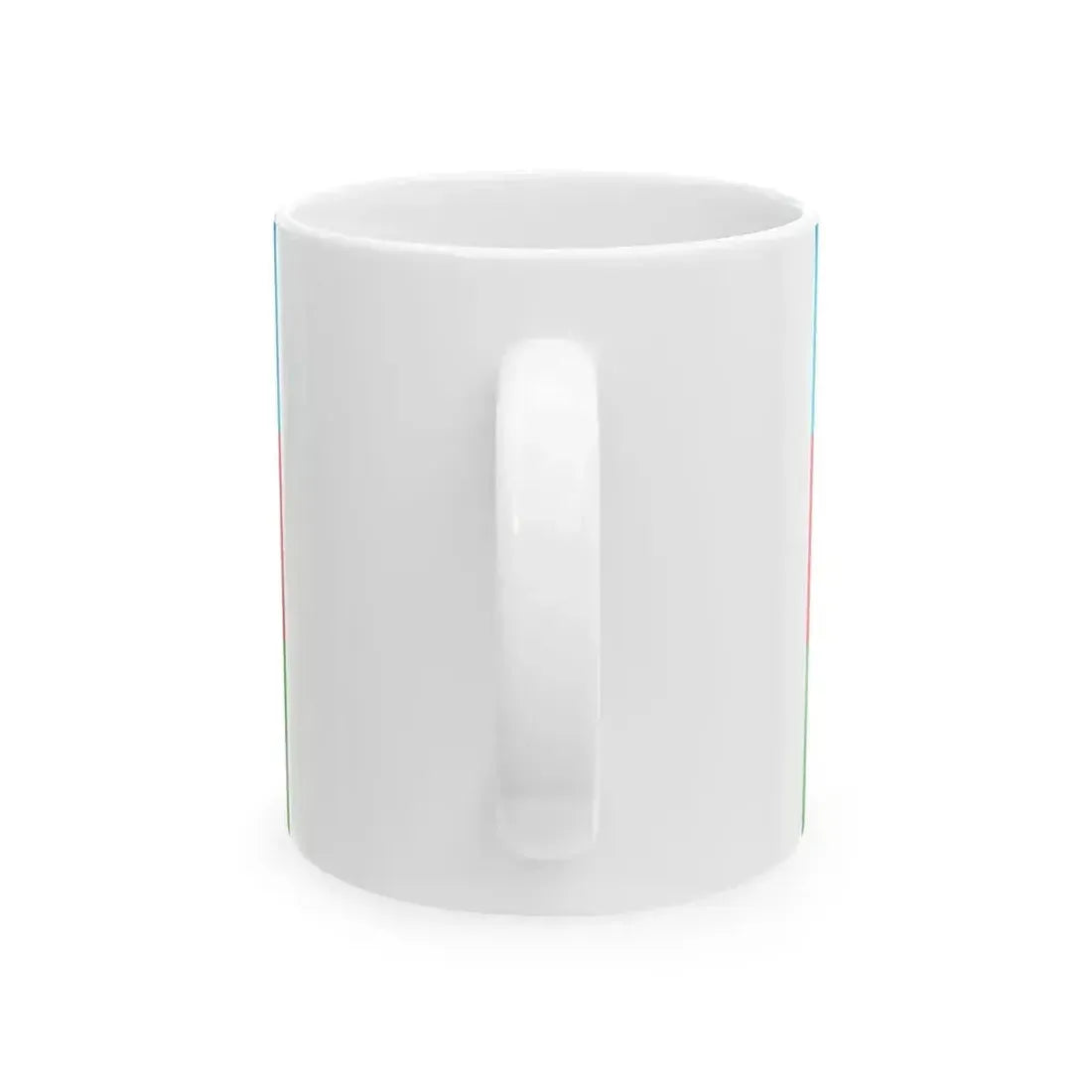 Flag of Azerbaijan 3-2 (Azerbaijan) White Coffee Mug - Go Mug Yourself