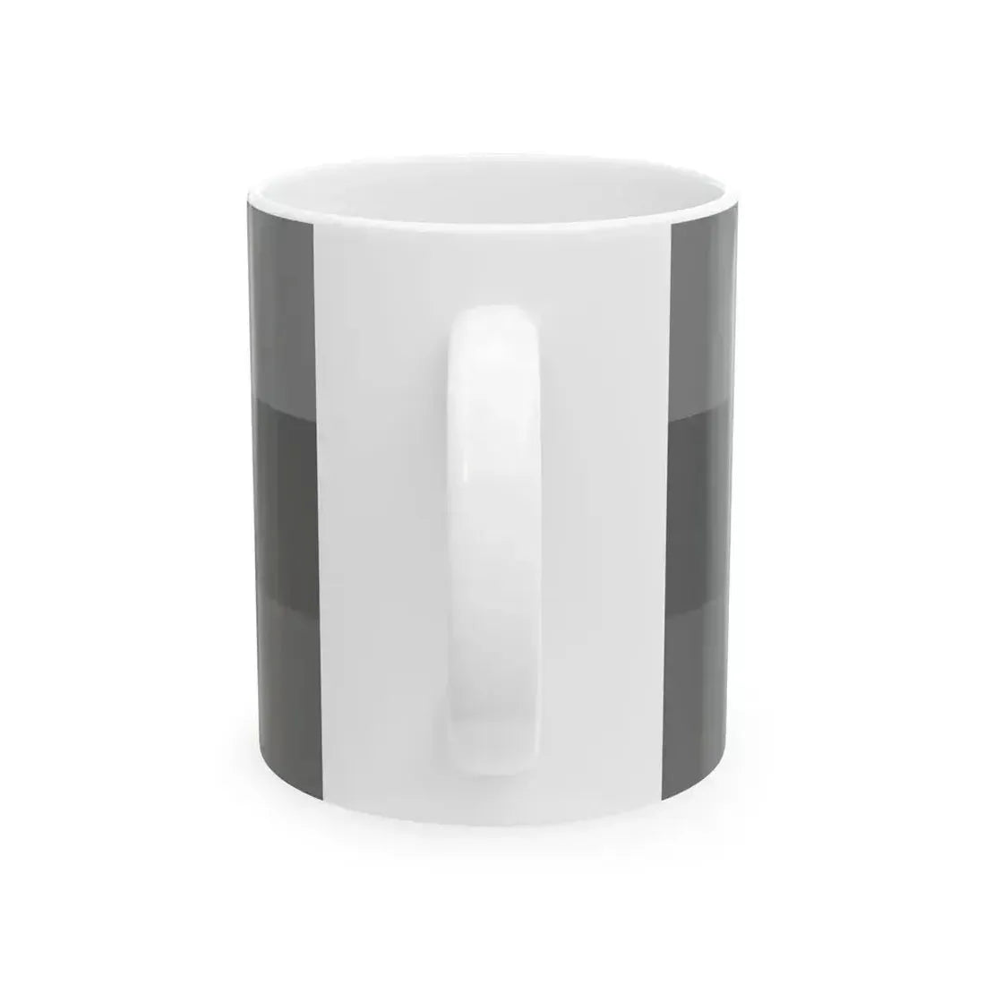 Flag of Azerbaijan black and white (Azerbaijan) White Coffee Mug - Go Mug Yourself