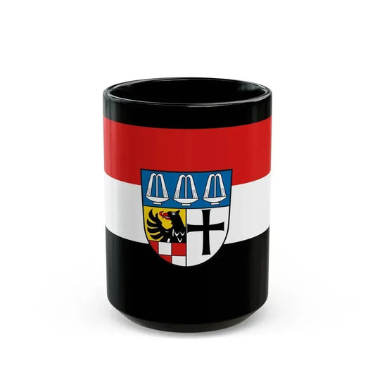 Flag of Bad Kissingen Germany - Black Coffee Mug 15oz - Go Mug Yourself
