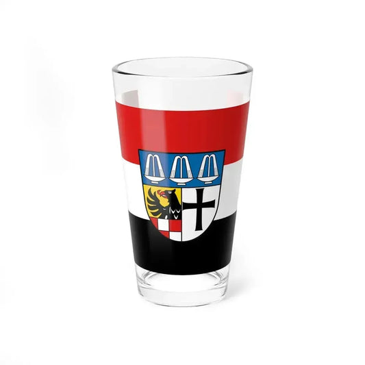 Flag of Bad Kissingen Germany - Pint Glass 16oz 16oz - Go Mug Yourself