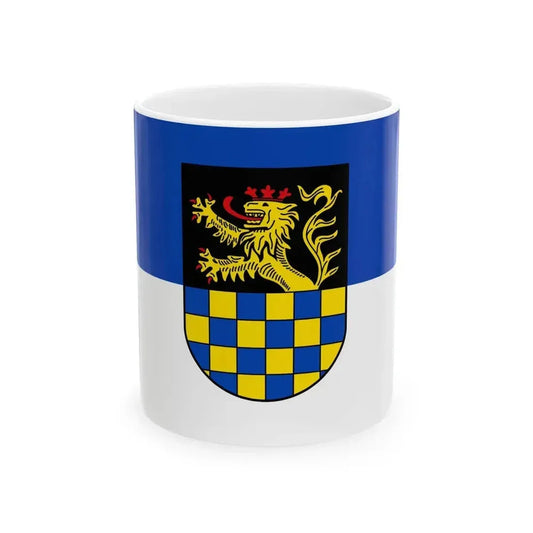 Flag of Bad Kreuznach Germany - White Coffee Mug 11oz - Go Mug Yourself