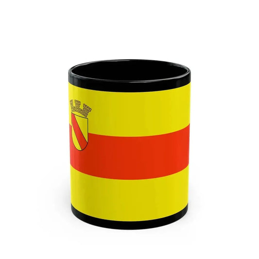 Flag of Baden Baden Germany - Black Coffee Mug 11oz - Go Mug Yourself