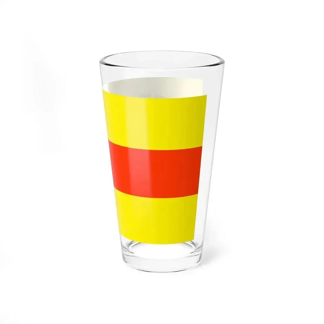 Flag of Baden Baden Germany - Pint Glass 16oz - Go Mug Yourself