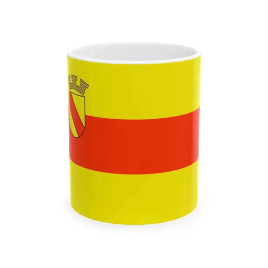 Flag of Baden Baden Germany - White Coffee Mug 11oz - Go Mug Yourself