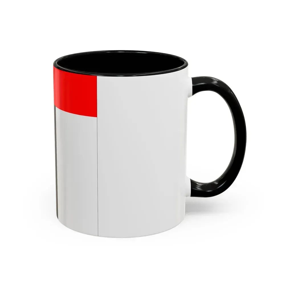 Flag of Baden Switzerland - Accent Coffee Mug - Go Mug Yourself