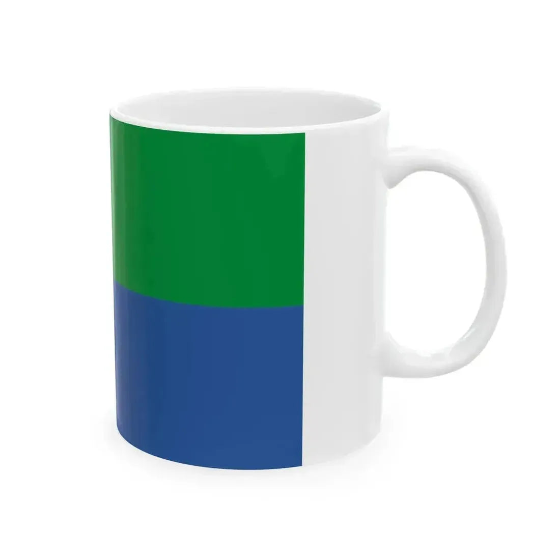 Flag of Baghdati Municipality (Georgia) White Coffee Mug - Go Mug Yourself